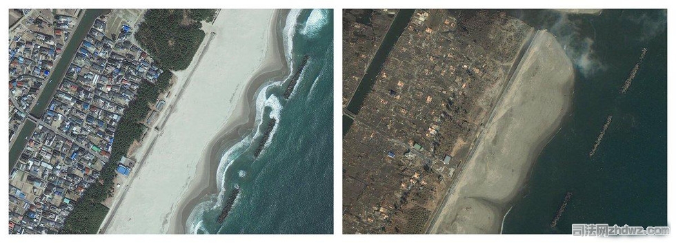 23、2011年3月13日，谷歌12日发布了首张日本城市受灾前后的卫星对比图片.jpg