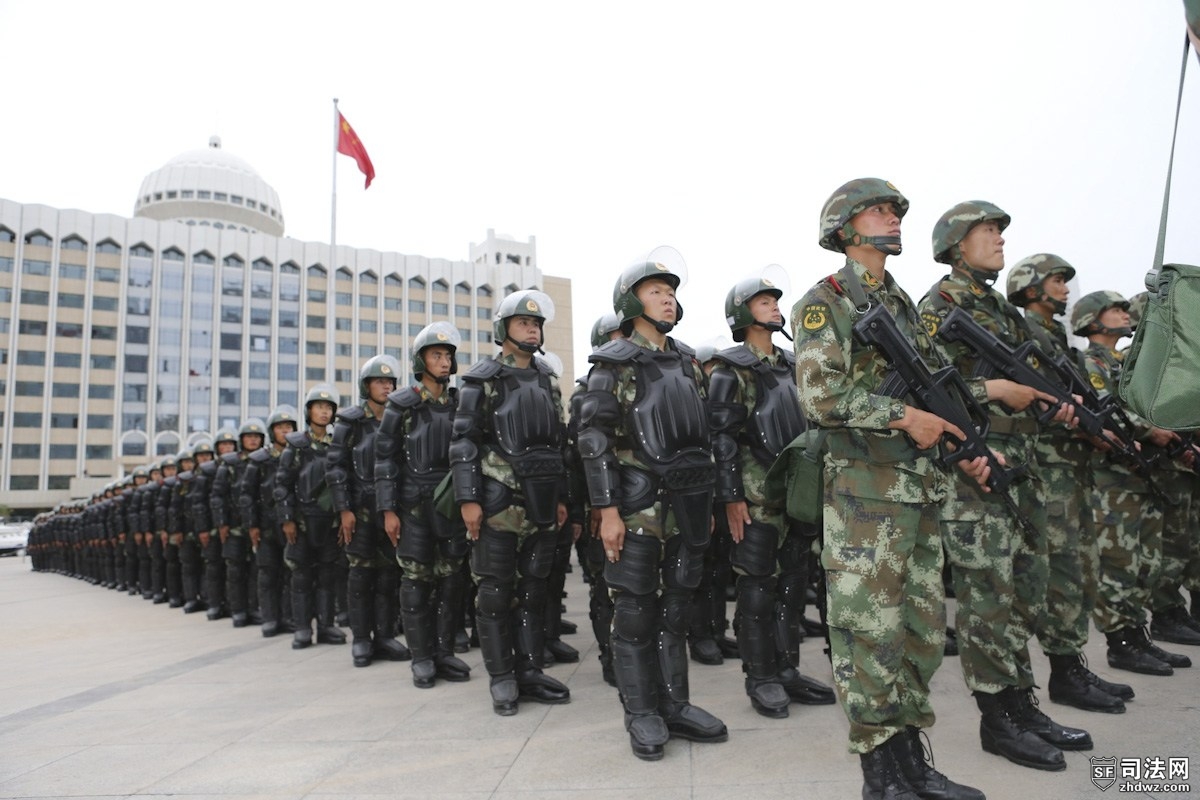 6月29日，驻疆武警部队反恐维稳誓师大会在乌鲁木齐举行-9.jpg